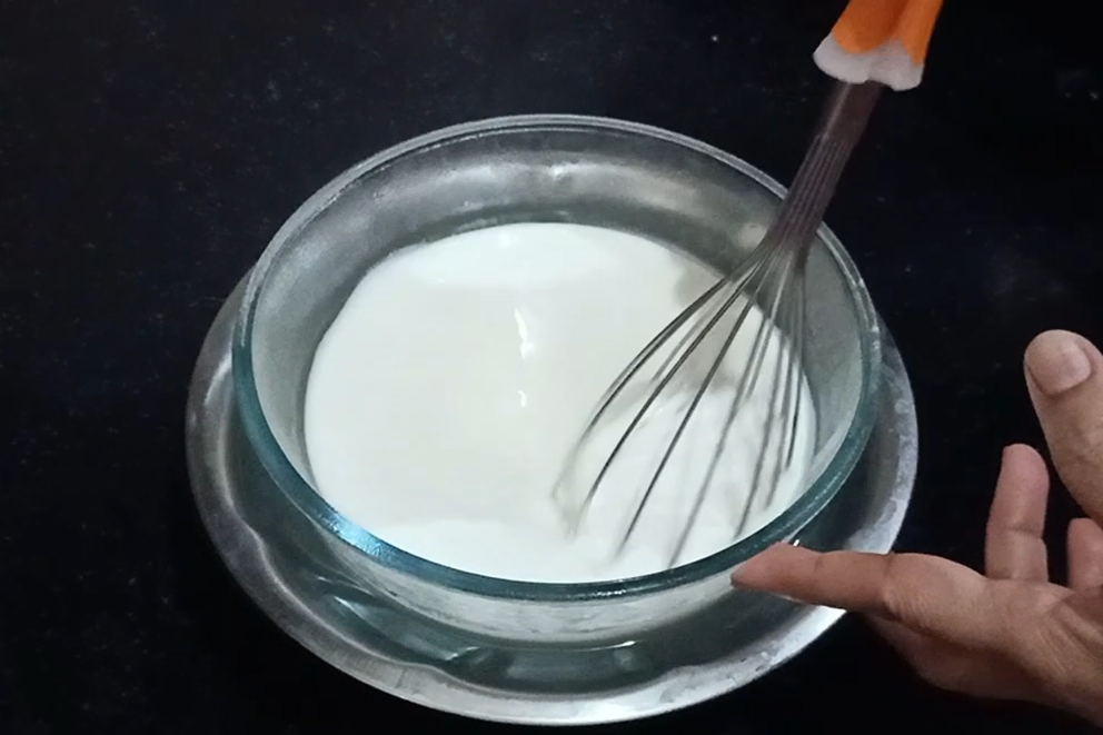whipping of cream