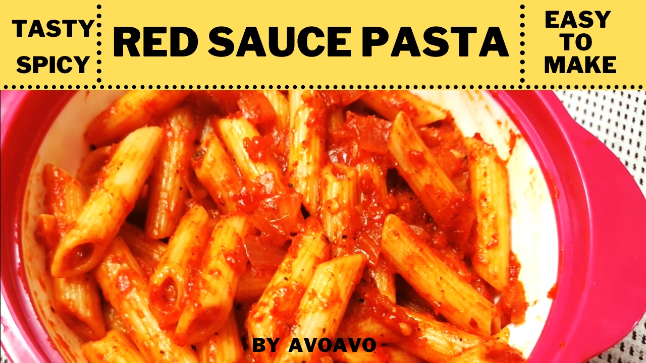 Spicy Red Sauce Pasta with cheese