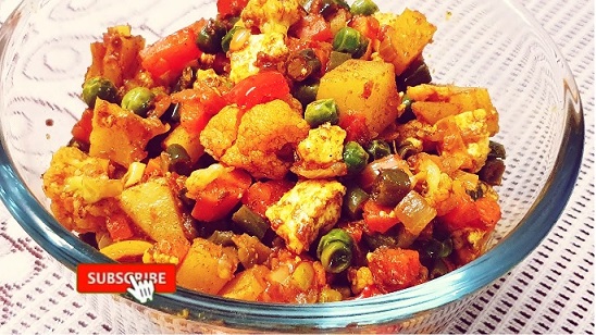 mix veg recipe dhaba style reday to serve